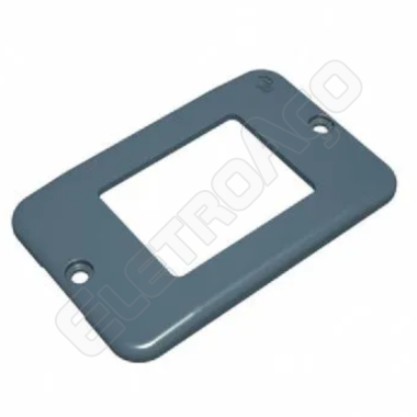 TOP CINZA PLACA 3 POSTOS PQ