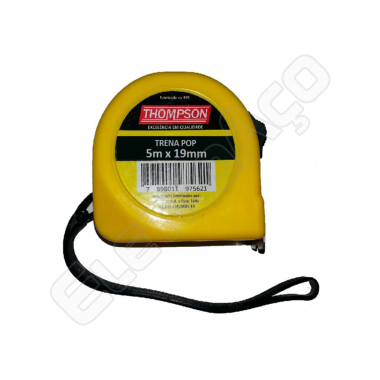 TRENA COLOR C/ TRAVA - 05M X 19MM - THOMPSON (REF.774)