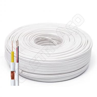 CABO COAXIAL 4MM C/ ALIMENT.EXT 100MT BIPOLAR