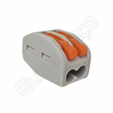 CONECTOR ALAVANCA 2 VIAS 0.5 4MM 32A