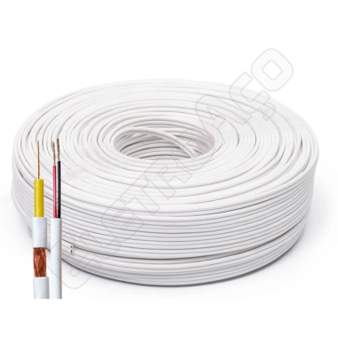 CABO COAXIAL 4MM FLEX. 80% 100MTS + BIPOLAR - FRAPA