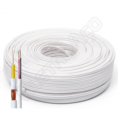 CABO COAXIAL 4MM DUPLA BLINDAGEM 100MTSRIGGIDO + BIP - FRAPA