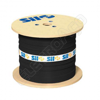CARRETEL CABO SIL 750V 6MM PRETO