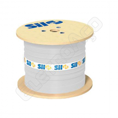 CARRETEL CABO SIL 750V 6MM BRANCO