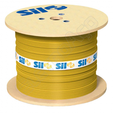 CARRETEL CABO SIL 750V 6MM AMARELO