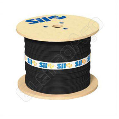 CARRETEL CABO SIL 750V 4MM PRETO