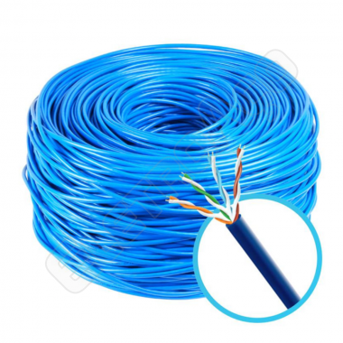 CABO LAN CAT5E 100% COBRE AZL 305MT (MT) - SIL
