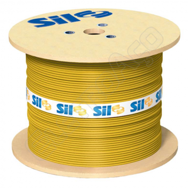 CARRETEL CABO SIL 750V 4MM AMARELO
