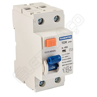 DR 2P 80A (INTERRUPTOR DIFERENCIAL RESIDUAL) - TRAMONTINA