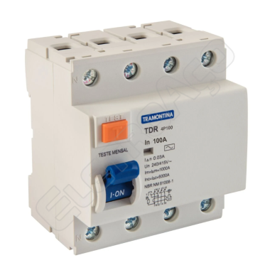 DR 4P 100A (INTERRUPTOR DIFERENCIAL RESIDUAL) - TRAMONTINA (REF 58014079)