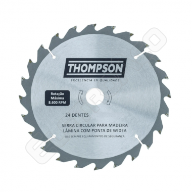 DISCO DE CORTE P/MAD 4.3/8 X 24D - THOMPSON (REF. 585)