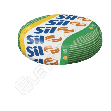 CARRETEL CABO SIL 750V 25MM VERDE