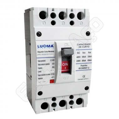 DISJUNTOR CAIXA MOLDADA 80A LUKMA