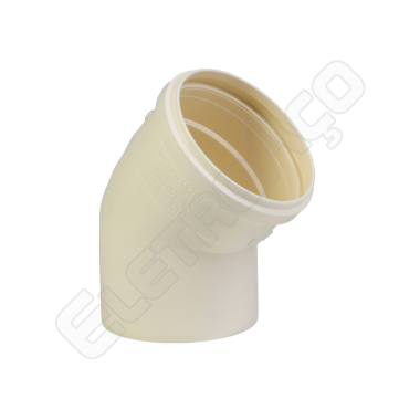 CURVA 45 ESGOTO CURTA 100MM - (NCM:39174090)