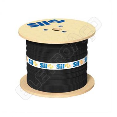 CARRETEL CABO SIL 750V 16MM PRETO