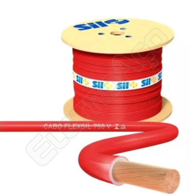 CARRETEL CABO SIL 750V 16MM VERMELHO