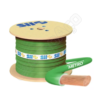 CARRETEL CABO SIL 750V 16MM VERDE