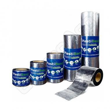 FITA PLASTIBAND ALUMINIZADA D.PLASTIC 20 CM X 10M