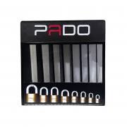 AMOSTRA DISPLAY BALCAO 8 CADEADOS PADO