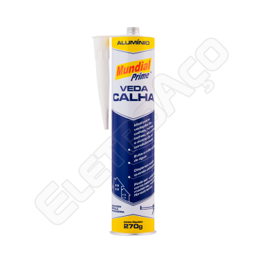 SELANTE VEDA CALHA COR: ALUMINIO 300ML 270GR MUNDIAL PRIME
