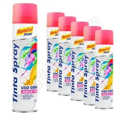 TINTA SPRAY 400ML PRIME LUMINOSA VERMELHO MUNDIAL