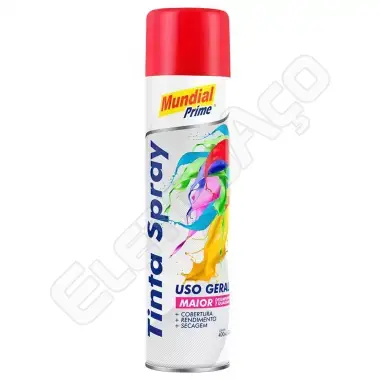 TINTA SPRAY 400ML PRIME UG VERMELHO MUNDIAL