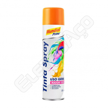 TINTA SPRAY 400ML PRIME UG LARANJA MUNDIAL