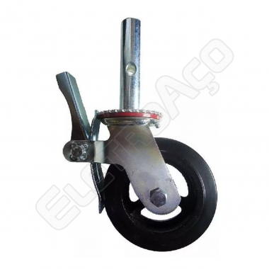 RODIZIO GIRATORIO 3797 6X2 ESPIGA LISA 140MM COLSON