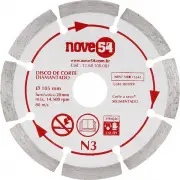 DISCO DE CORTE DIAMANTADO 105MM N 03