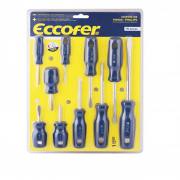 CHAVE FENDA 10 PÇS ECCOFER