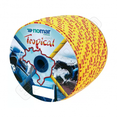 CORDA TRANCADA 12MM MULTICOR TROPICA