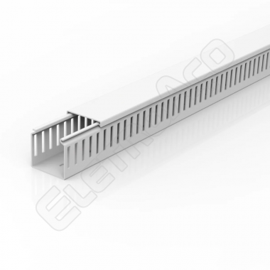 CANALETA 50X50 BRANCA SEMI ABERTA