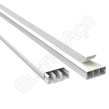 CANALETA 50X20 BRANCA C/FITA DUPLA FACE